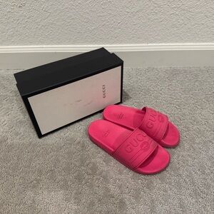 Gucci Kids Pink Sandals